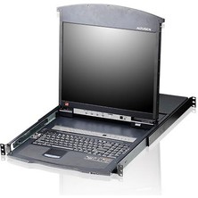 Aten ATEN-KL1508AMT 8-Port Cat 5 High-Density Dual Rail LCD Kvm Switch