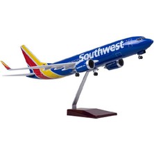 Boeing 737 Yolcu Uçağı Model Uçak 1/80 Ölçek 47CM