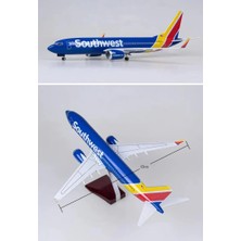 Boeing 737 Yolcu Uçağı Model Uçak 1/80 Ölçek 47CM