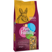 Pets Famıly Tavşan Yemi 800G 13