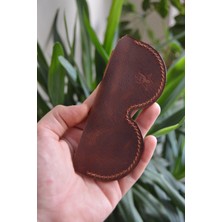 Oh Deer Leather El Yapımı Hakiki Deri Minimal Gözlük Kılıfı