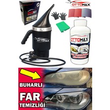 Ottomax Far Temizleme Seti Buharlı Oto Far Parlatma Buhar Makinesi Araç Far Temizleme