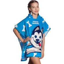 Mad Wave Çocuk Husky Poncho, 70*130 cm