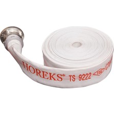 Horeks 5" İçi Kauçuk Beyaz 25 mt Yangın Hortumu Ts 9222 - Ts En 14540 Belgeli Hortum