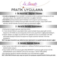La Benedic 4 Aşamalı Silver Keratin Botox Hızlı Düzleştirici & Bakım Full Set - Silver Saçlar İçin