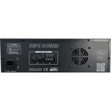 Tepe Sound Ottaman 400 Echo 400W/4OHM ve (50,70,100V) 6 Mic ve 6 Line Girişli Trafolu Amfi