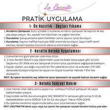 La Benedic 4 Aşamalı Keratin Botox Hızlı Düzleştirici & Bakım Full Set (Açık Renkli Saçlar İçin)
