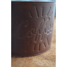 Oh Deer Leather El Yapımı  Coffee Sleeve/ Bardak Tutacağı