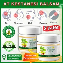 Organicsun At Kestanesi Balsamı 500 ml x 2 Adet Jeli Besleyici Masaj Krem