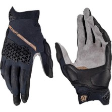 Leatt Adv 7.5 X-Flow Kısa Eldiven Stealth Deri Malzeme ile Üstün Darbe Koruma ve Hava Akışı