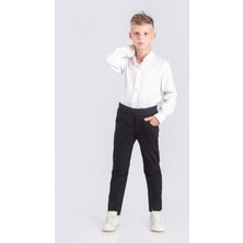 Pınar Bebe Erkek Çocuk Beli Lastikli Okul Pantolonu