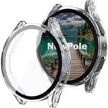 NewPole Galaxy Watch Fe 5 4 40MM İçin Watch Ekran Koruyucu Tam Kaplayan Watch Kasa Koruyucu Kılıf Yüksek Hassasiyetli Kılıf Samsung Watch 4 5 Fe 40MM ile Uyumludur