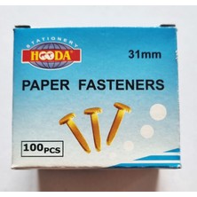 Modellino 100'LÜ Maşa Raptiye 31MM Hooda Paper Fasteners