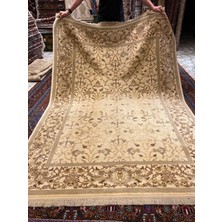 Rd Ramazan Dağ El Halı Sanatı El Dokuma Ottoman Serisi Uşak Desenli Ipek Yün Kerem Halı 233x170