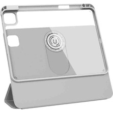 Fogy Apple iPad Pro 13 2024 Uyumlu 360° Dönebilen Standlı Magnetik Koruyucu Tablet Kılıfı