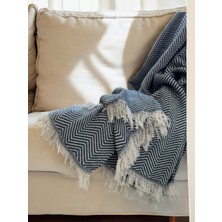 Terry Home  Carden Pamuklu Çift Kişilik Pike-Yatak Örtüsü 200x230 cm Lacivert