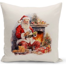 Bertille Home Yılbaşı Serisi Çift Tarafı Dijital Baskılı Kırlent Kılıfı (Christmas Noel Cushion Cover)