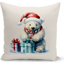 Bertille Home Yılbaşı Serisi Çift Tarafı Dijital Baskılı Kırlent Kılıfı (Christmas Noel Cushion Cover)