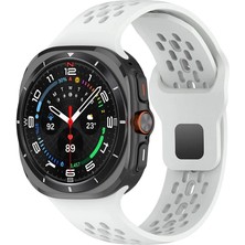 Lopard Samsung Galaxy Watch Ultra 47MM Lopard KRD-119 Delikli Tasarım Silikon Kordon