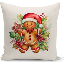 Bertille Home Yılbaşı Serisi Çift Tarafı Dijital Baskılı Kırlent Kılıfı (Christmas Noel Cushion Cover)