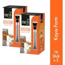 Mesh Stick Kayısı Form Çayı Kayısılı Bitki Çayı 2 Paket Bir Arada