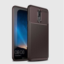 FUJİMAX Huawei Mate 10 Lite Kılıf Darbe Emici Uzun Ömürlü Dayanıklı Parmak Izi Yapmaz Karbon Tasarım Negro Silikon Kılıf