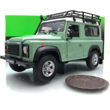 1984 Land Rover Defender 90 Green 1:24 Ölçek Welly Marka