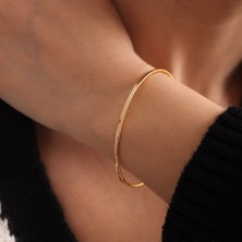 Sembol Gold 14 Ayar Altın Ajda Bilezik Oluklu Model