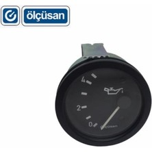 Ölçüsan 24V Yağ Saati 5 Bar 60 mm