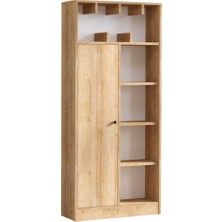 Decormet Jemma Kitaplık Safir Meşe