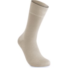 Elchee Wear Vegan ve  Bambu  Soket Bej Çorap 6'lı