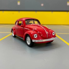 Volkswagen Beetle 1/36 Ölçek Diecast Metal Model Araba Çek Bırak Araba Oyuncak Araba