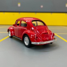 Volkswagen Beetle 1/36 Ölçek Diecast Metal Model Araba Çek Bırak Araba Oyuncak Araba