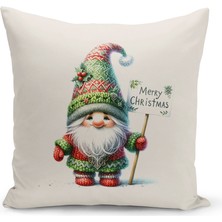 Bertille Home Yılbaşı Serisi Çift Tarafı Dijital Baskılı Kırlent Kılıfı (Christmas Noel Cushion Cover)