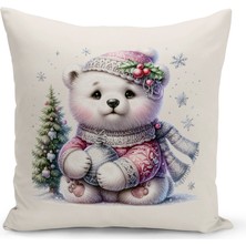 Bertille Home Yılbaşı Serisi Çift Tarafı Dijital Baskılı Kırlent Kılıfı (Christmas Noel Cushion Cover)