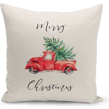 Bertille Home Yılbaşı Serisi Çift Tarafı Dijital Baskılı Kırlent Kılıfı (Christmas Noel Cushion Cover)