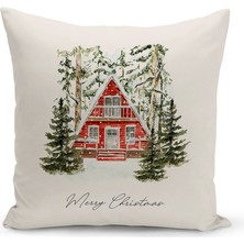 Bertille Home Yılbaşı Serisi Çift Tarafı Dijital Baskılı Kırlent Kılıfı (Christmas Noel Cushion Cover)