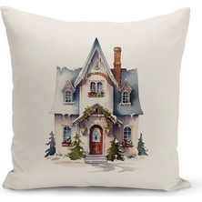 Bertille Home Yılbaşı Serisi Çift Tarafı Dijital Baskılı Kırlent Kılıfı (Christmas Noel Cushion Cover)