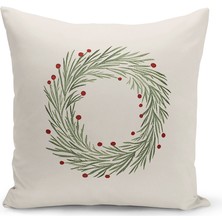 Bertille Home Yılbaşı Serisi Çift Tarafı Dijital Baskılı Kırlent Kılıfı (Christmas Noel Cushion Cover)