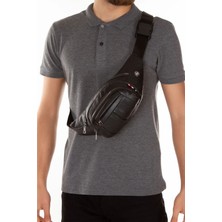 Newish Polo Bel Çantası Free Bag Kulaklık Çıkışlı-Suni Deri