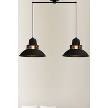 Tekno Trust Ikili Fener Siyah Avize Sarkıt Mutfak Çocuk Odası Salon Masaüstü Lamba Aydınlatma Modelleri