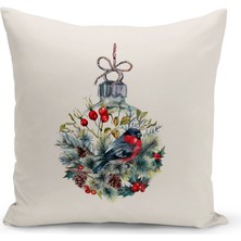 Bertille Home Yılbaşı Serisi Çift Tarafı Dijital Baskılı Kırlent Kılıfı (Christmas Noel Cushion Cover)