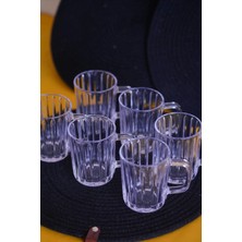 Panayır Home Blinkmax Kulplu Şeffaf 6'lı Fincan Bardak GLS-209