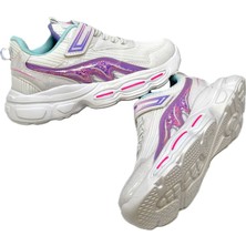 KAFKASLAR AYAKKABI Ortopedik Kalın Taban Yeni Model Kız Çocuk Sneakers Spor Ayakkabı