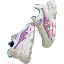 KAFKASLAR AYAKKABI Ortopedik Kalın Taban Yeni Model Kız Çocuk Sneakers Spor Ayakkabı