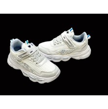 KAFKASLAR AYAKKABI Ortopedik Kalın Taban Yeni Model Kız Çocuk Sneakers Spor Ayakkabı