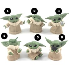 Senon Star Wars 6 Lı Bebek Yoda Seti Dekoratif Hediyelik