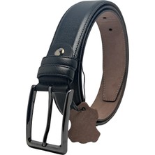 Genuine Leather Company Eds  Erkek SIYAH%100 Hakiki Deri Kemer
