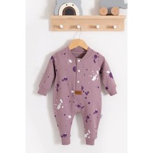 Beruflic Puantiye Desenli Pamuklu Kız Bebek Tulum