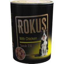 Rokus Tavuklu Köpek Konservesi 410G - 24 Adet